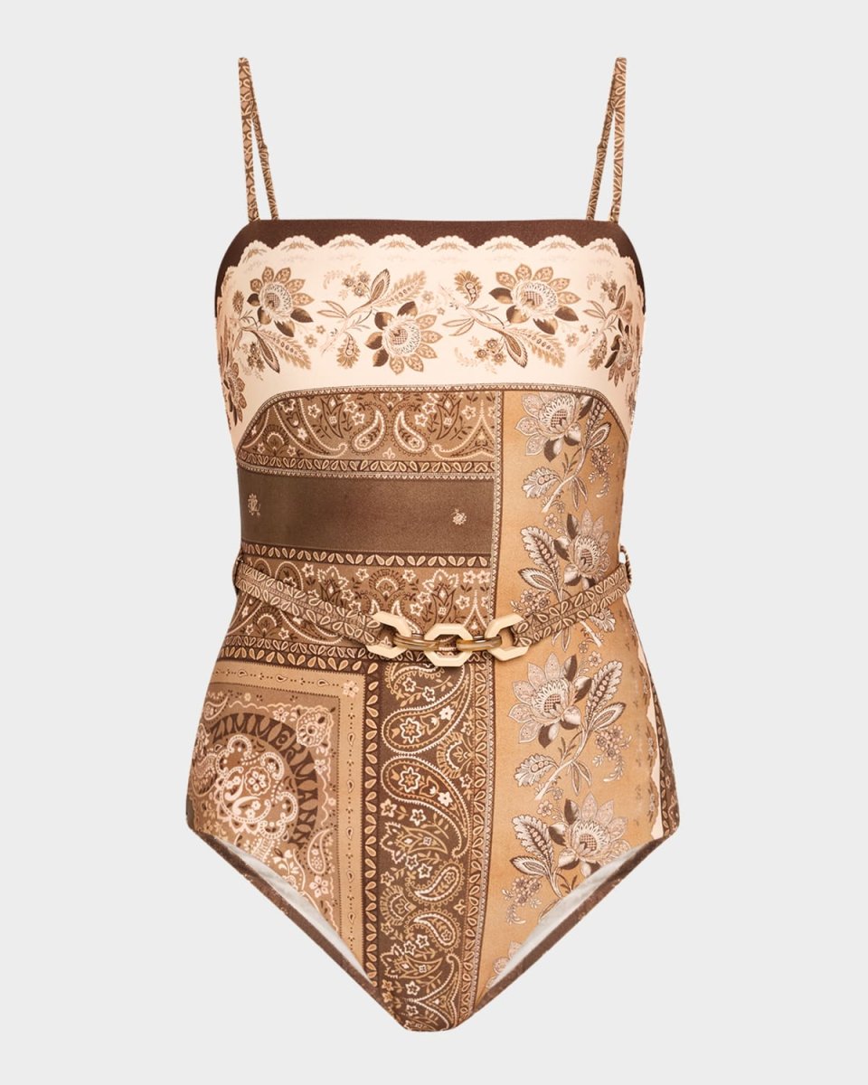 Lucky Bandeau One-Piece Swimsuit
